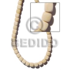 Dice bone white 7x7mm