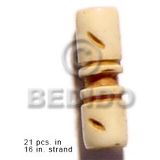 Natural bone tube groove