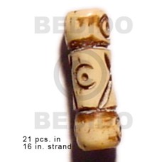 Natural bone tube groove