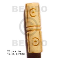 Natural antique bone tube