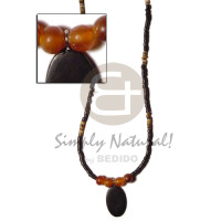 2-3mm coco heishe black