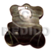 Blacklip teddy bear 40mm