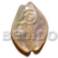 30mm mop sigay shell shaped