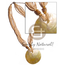 7 rows glass beads