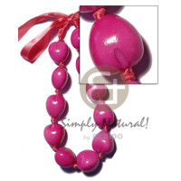 Kukui nut choker in