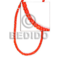4-5 mm red orange coco