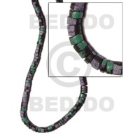 7-8mm coco heishe black