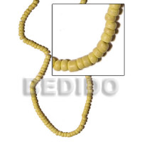 4-5mm subdued yellow coco pokalet