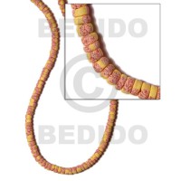 4-5mm coco pokalet. bright yellow