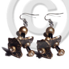 Dangling double row black coco