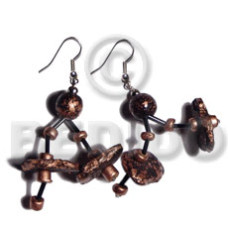 Dangling double row black coco