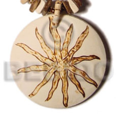 50mm round coco pendant