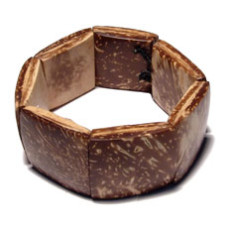 30mmx30mm square polished natural brown