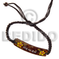 Macramie natural brown coco