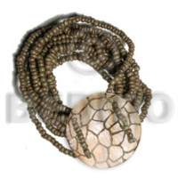 10 layers elastic dark olive