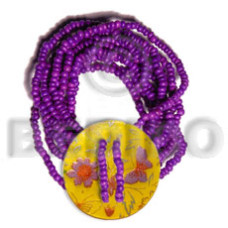 10 layers elastic violet 2-3mm