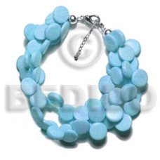 3 rows aqua blue coco