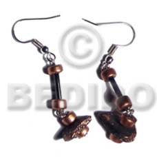 Dangling single row black coco