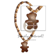 7-8mm coco pokalet tiger brown bleach