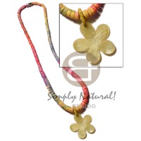 Graduated multicolored coco heishe