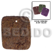 Rectangular coco pendant hair