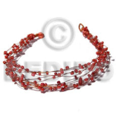 8 rows copper wire cuff