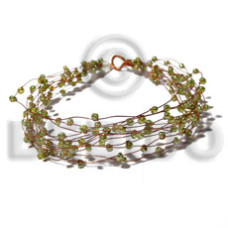 8 rows copper wire cuff