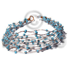 8 rows copper wire cuff
