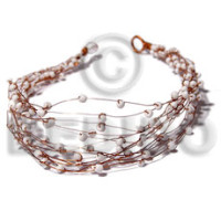 8 rows copper wire cuff