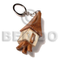 65mmx23mm polished wooden hut