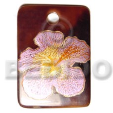 Rectangular black tab 40mm