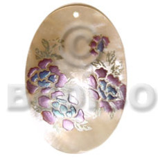 Oval 50mm kabibe shell
