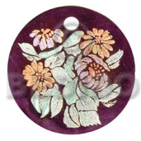Round 40mm hammershell velvet