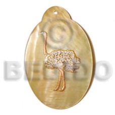 Oval mop 45mm handpainted