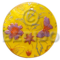 Round 35mm yellow hammershell