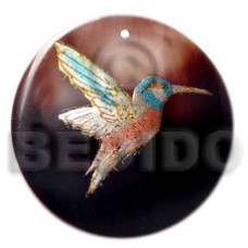 Round 40mm blacktab handpainted Round 40mm blacktab handpainted