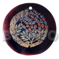 Round 50mm blacktab shell