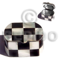 Stainless metal casing inlaid