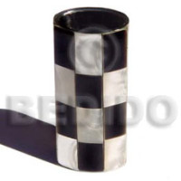 Checkered lighter case inlaid