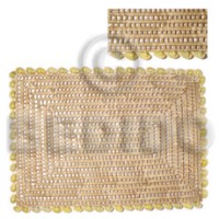 Pandan monita rectangular placemat 17inx12in.
