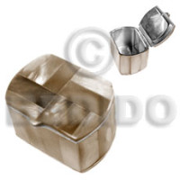 Stainless metal casing inlaid