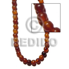 Amber golden horn beads 10mm