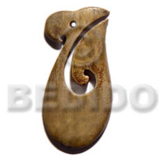 45mm curly hook golden burn