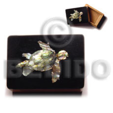 Wooden jewelry box black