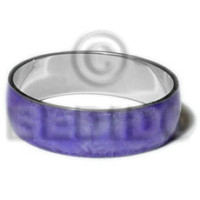 Laminated lavender capiz in