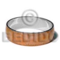 Laminated orange capiz in