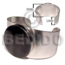 Haute hippie 35mmx23mm metal cuff