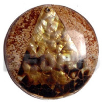 Round 65mm laminated coco