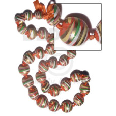 Kukui nuts in metallic
