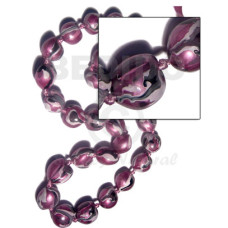 Kukui nuts marbleized metallic